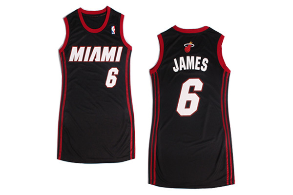 LeBron James, Miami Heat [Negro] - Mujer - Haga click en la imagen para cerrar